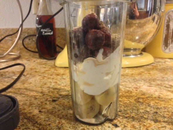 Smoothie ready to mix